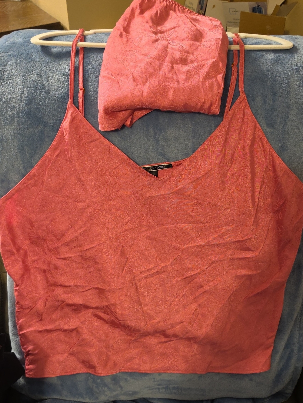 Victoria's Secret Pink Floral Satin Cami